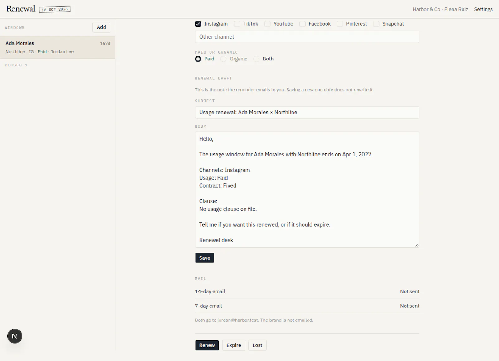 Renewal Desk screenshot 2