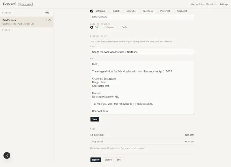Renewal Desk screenshot 2