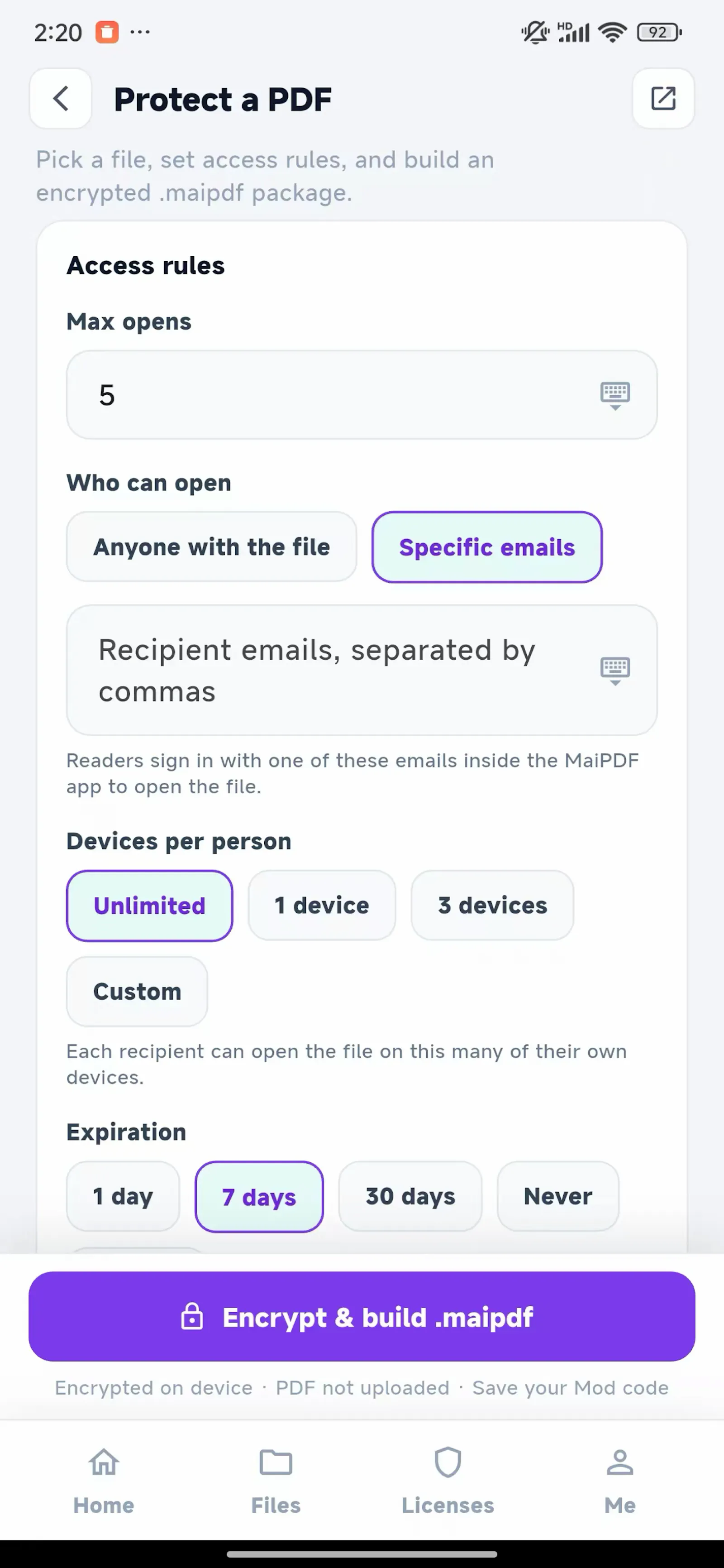 MaiPDF screenshot 3