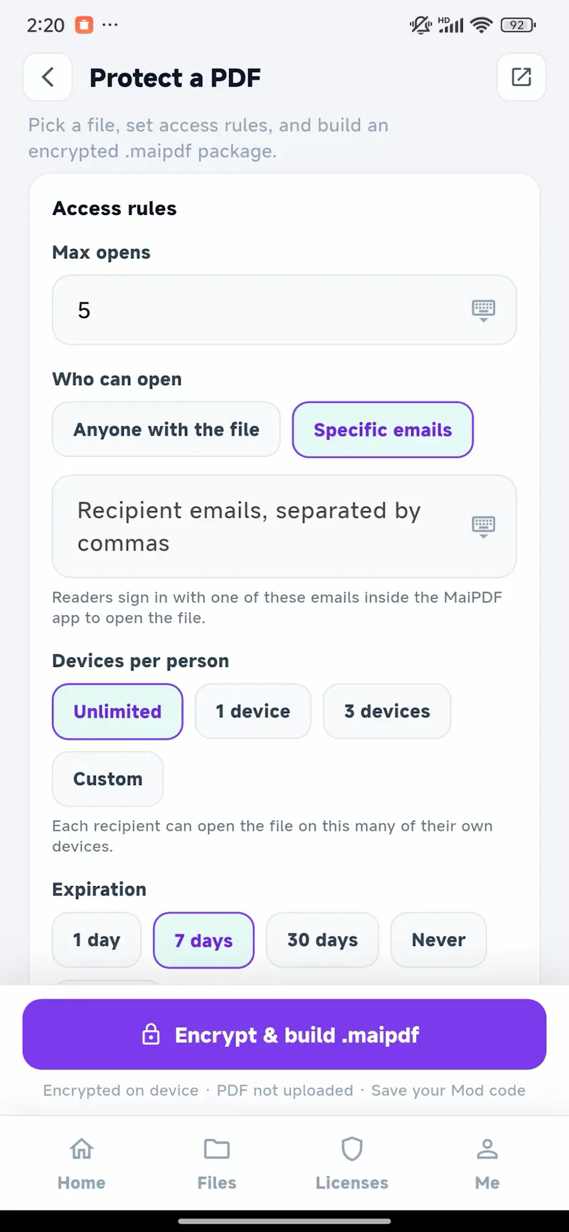 MaiPDF screenshot 3