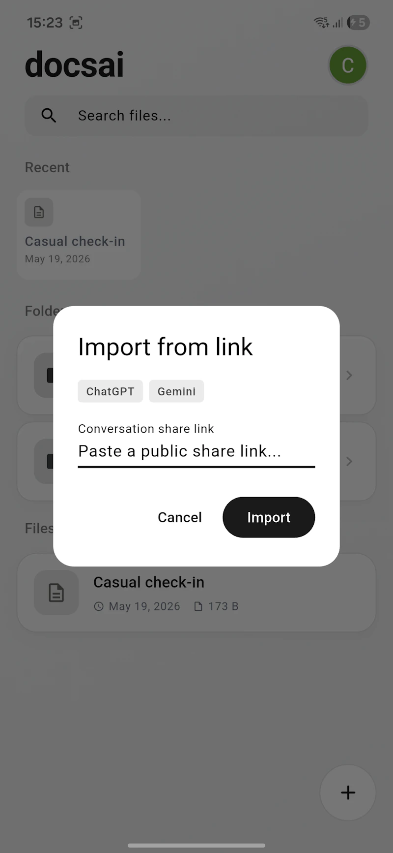 Docsai - Export MD chats AI screenshot 2