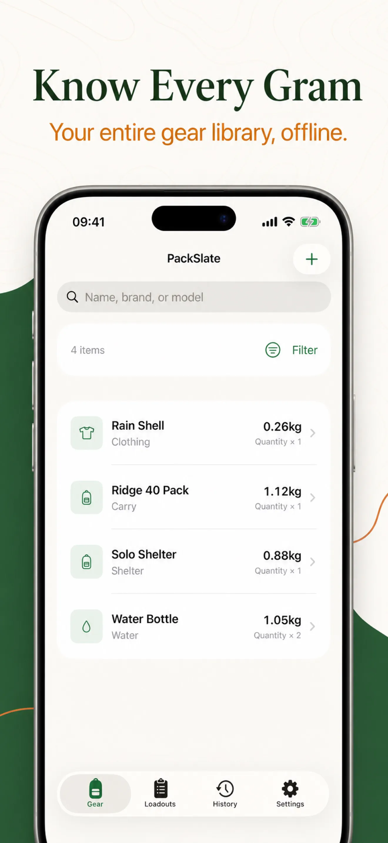 PackSlate gallery image