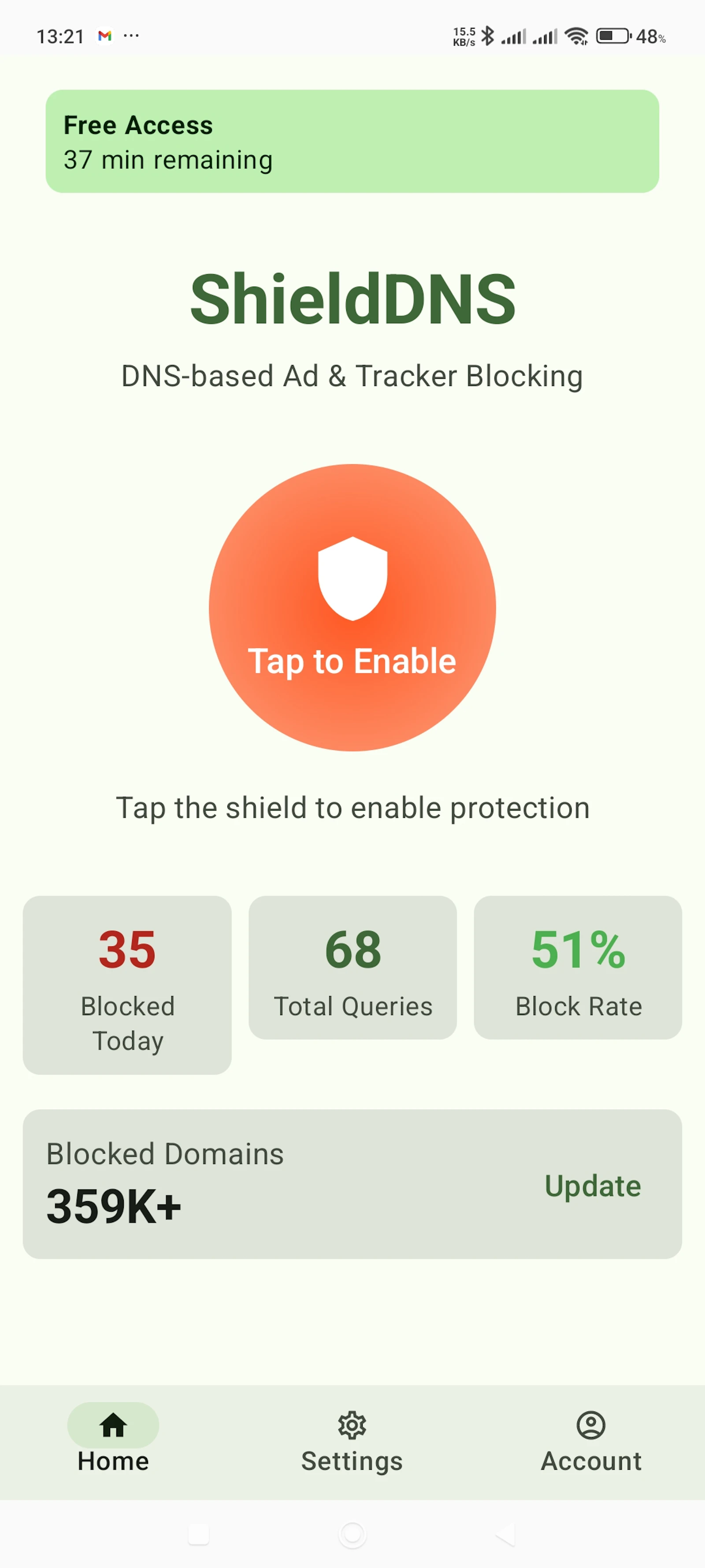 ShieldDNS screenshot 3