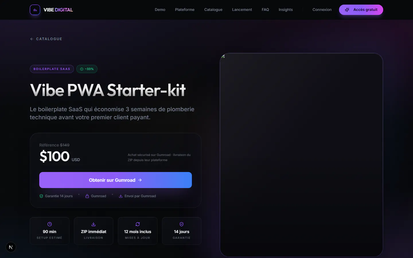 Vibe PWA Starter-kit gallery image