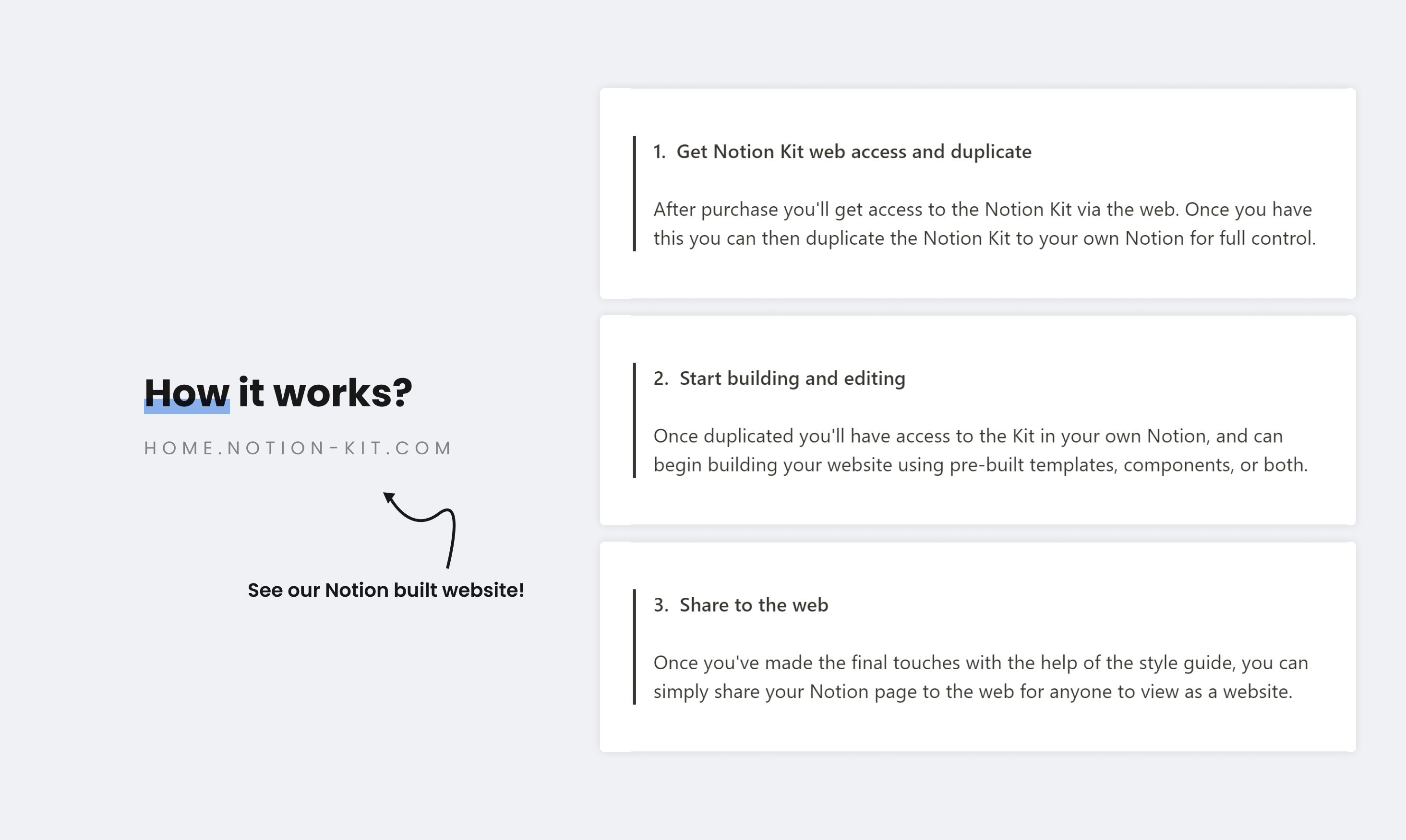 Notion E-Commerce UI Kit gallery image