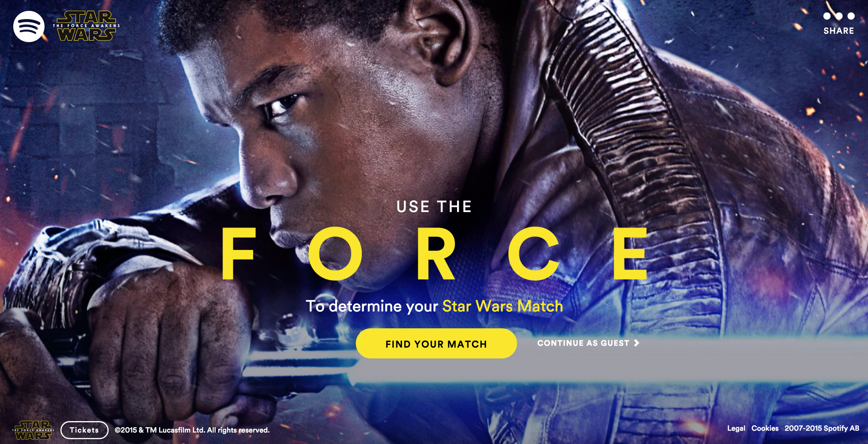 Spotify Star Wars Match