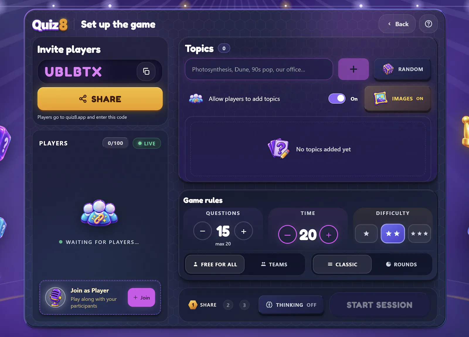 Quiz8 2.0 screenshot 3