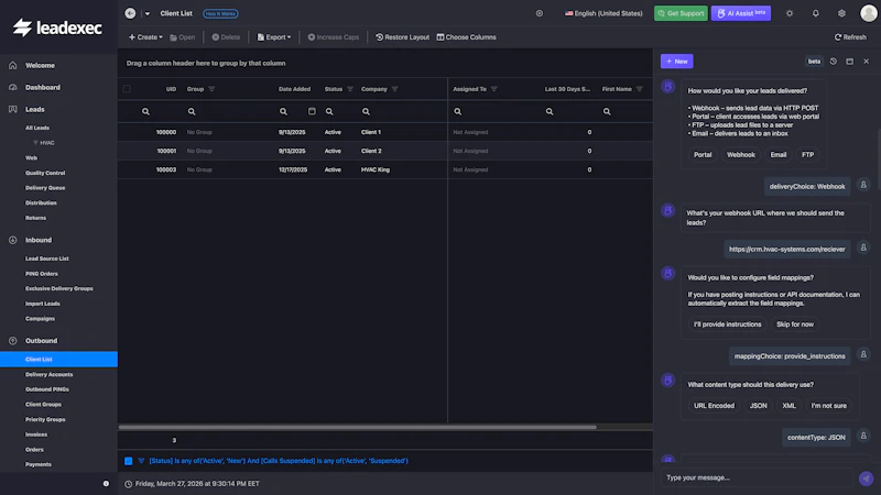 LeadExec by ClickPoint Software screenshot 3
