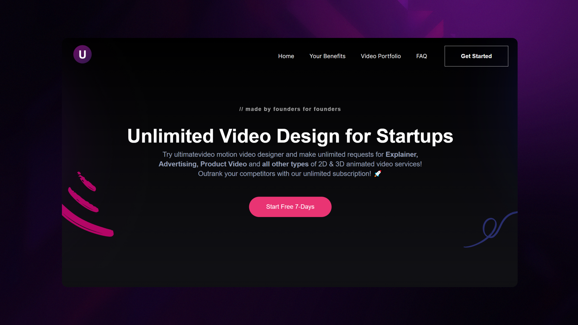 คำขาด - การออกแบบวิดีโอไม่ จำกัด สำหรับ startups media 2