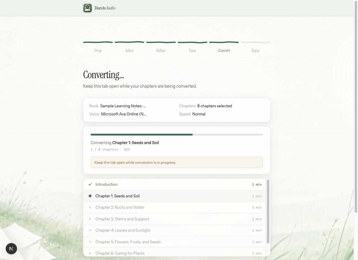 DocsToAudio gallery image