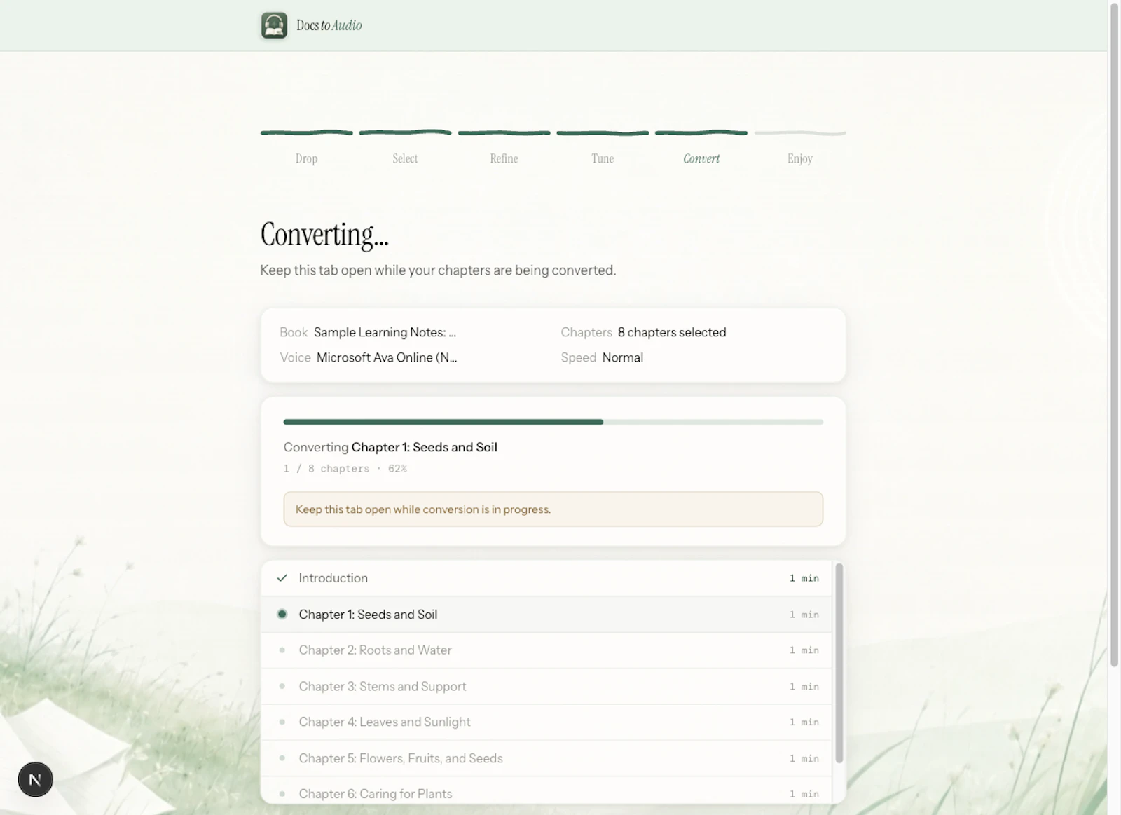 DocsToAudio screenshot 7