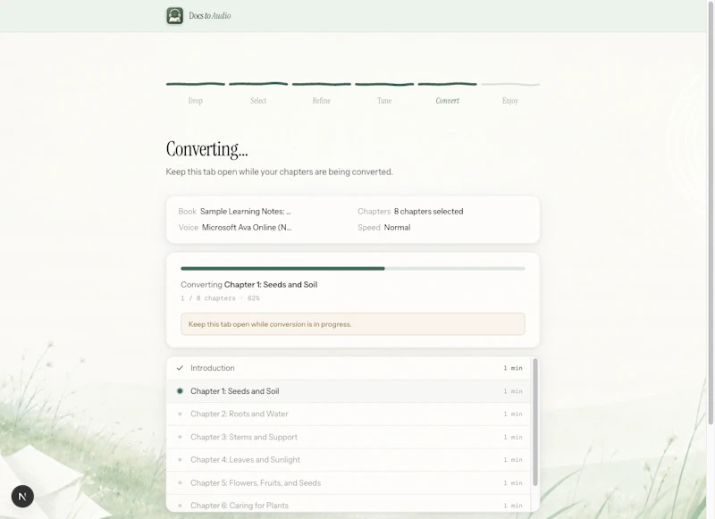 DocsToAudio screenshot 7