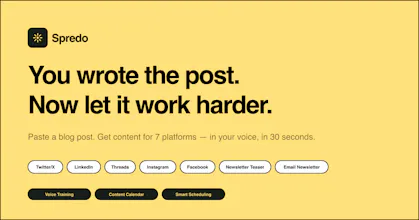 Spredo gallery image