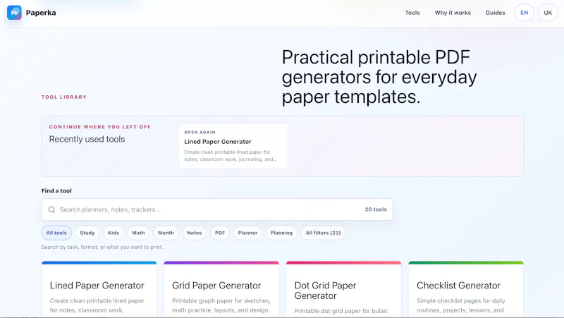 Paperka screenshot 1