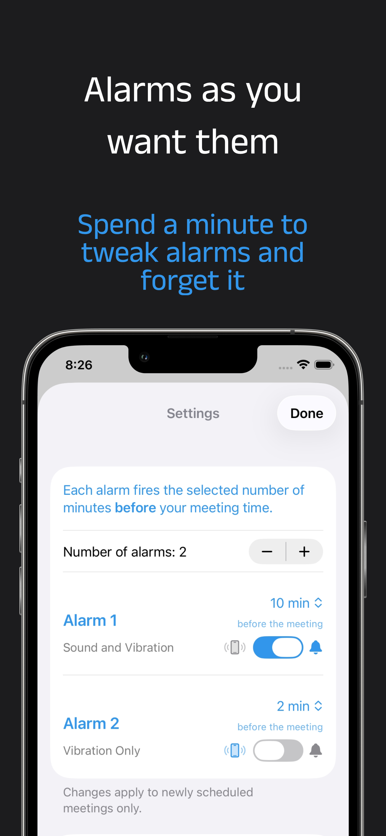 BE READY - Meeting Alarms gallery image