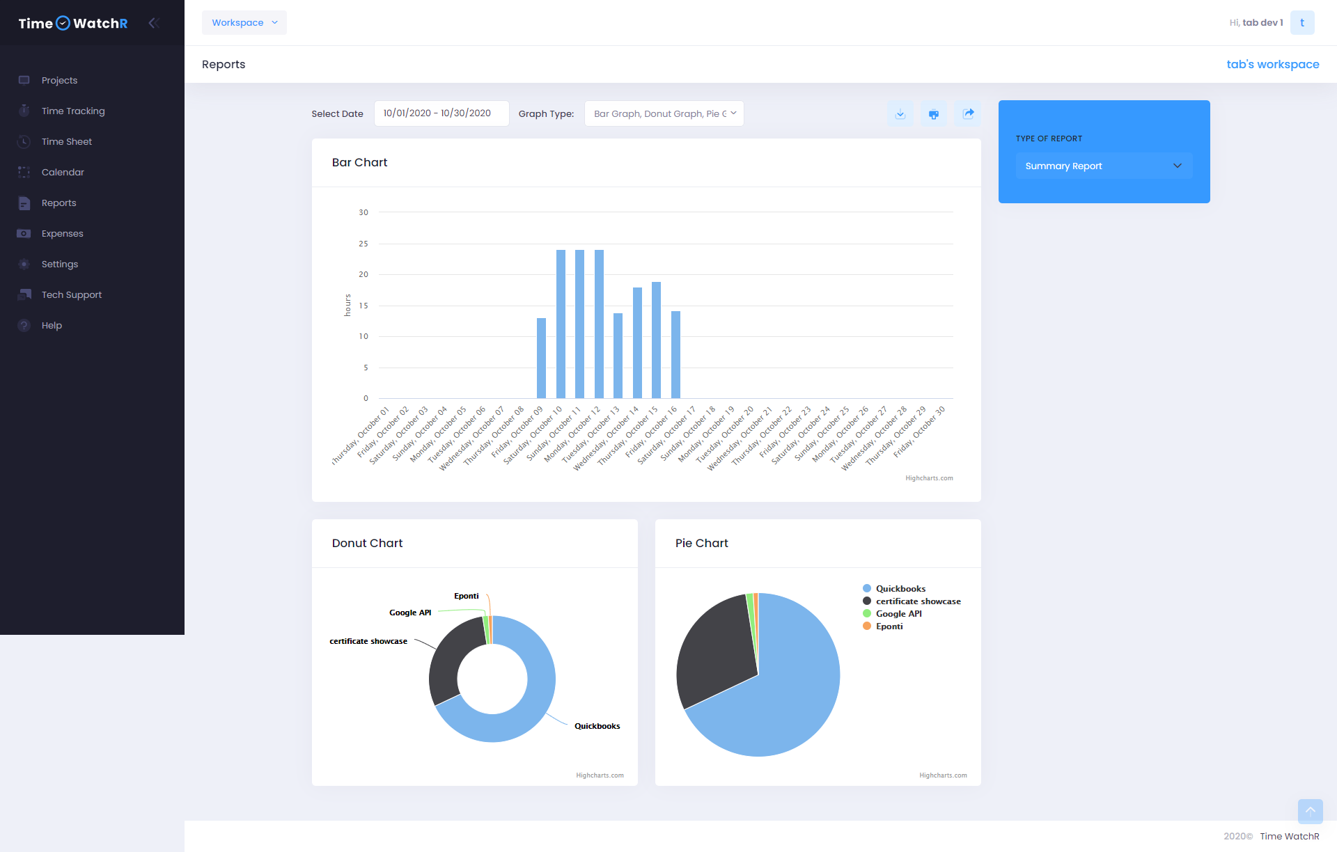 TimeWatchR gallery image