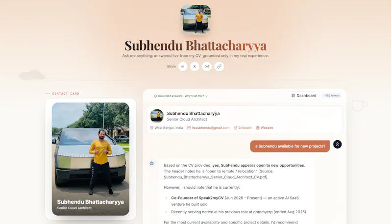 Speak2MyCV screenshot 3