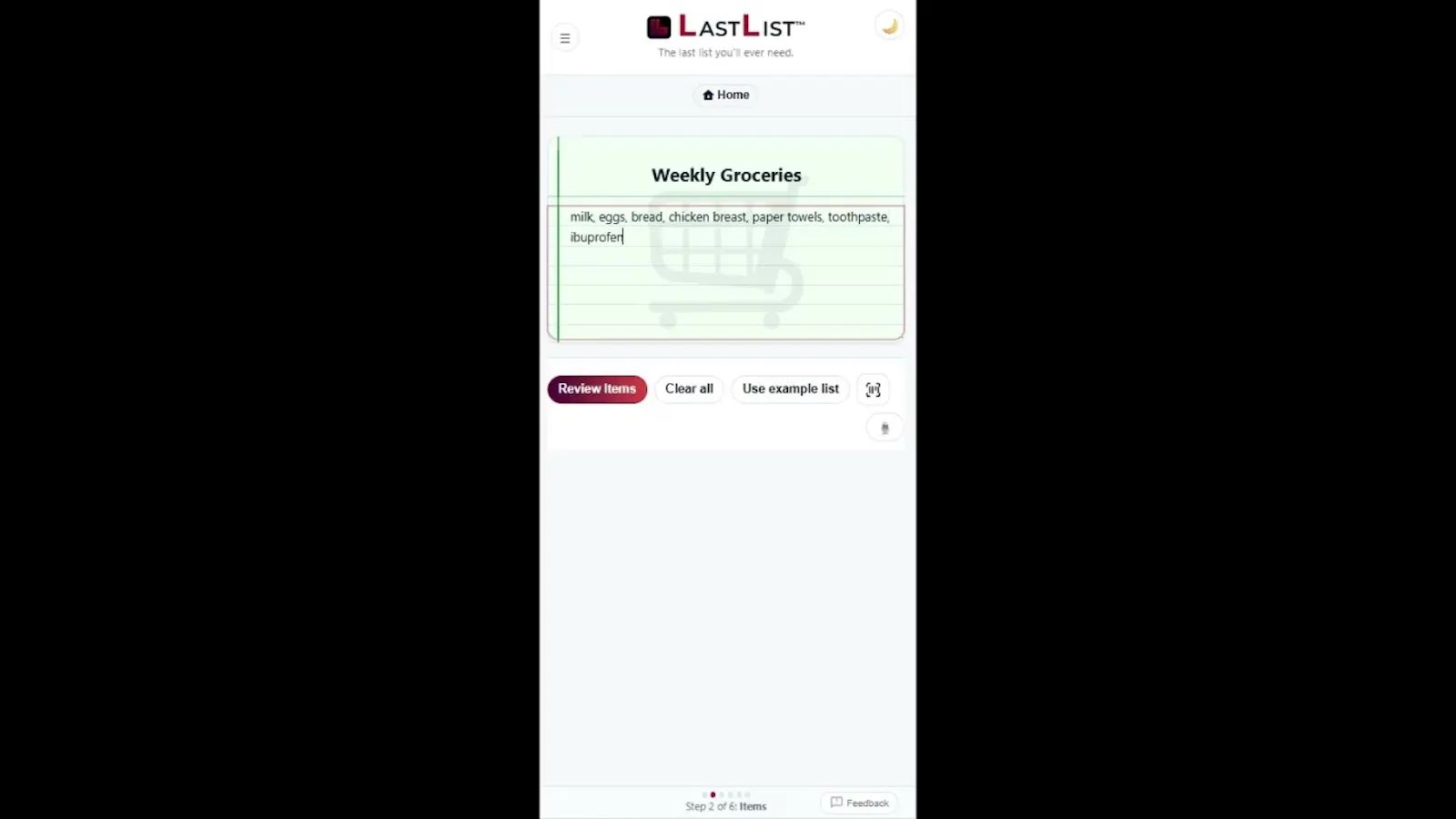 LastList screenshot 1 (video preview)