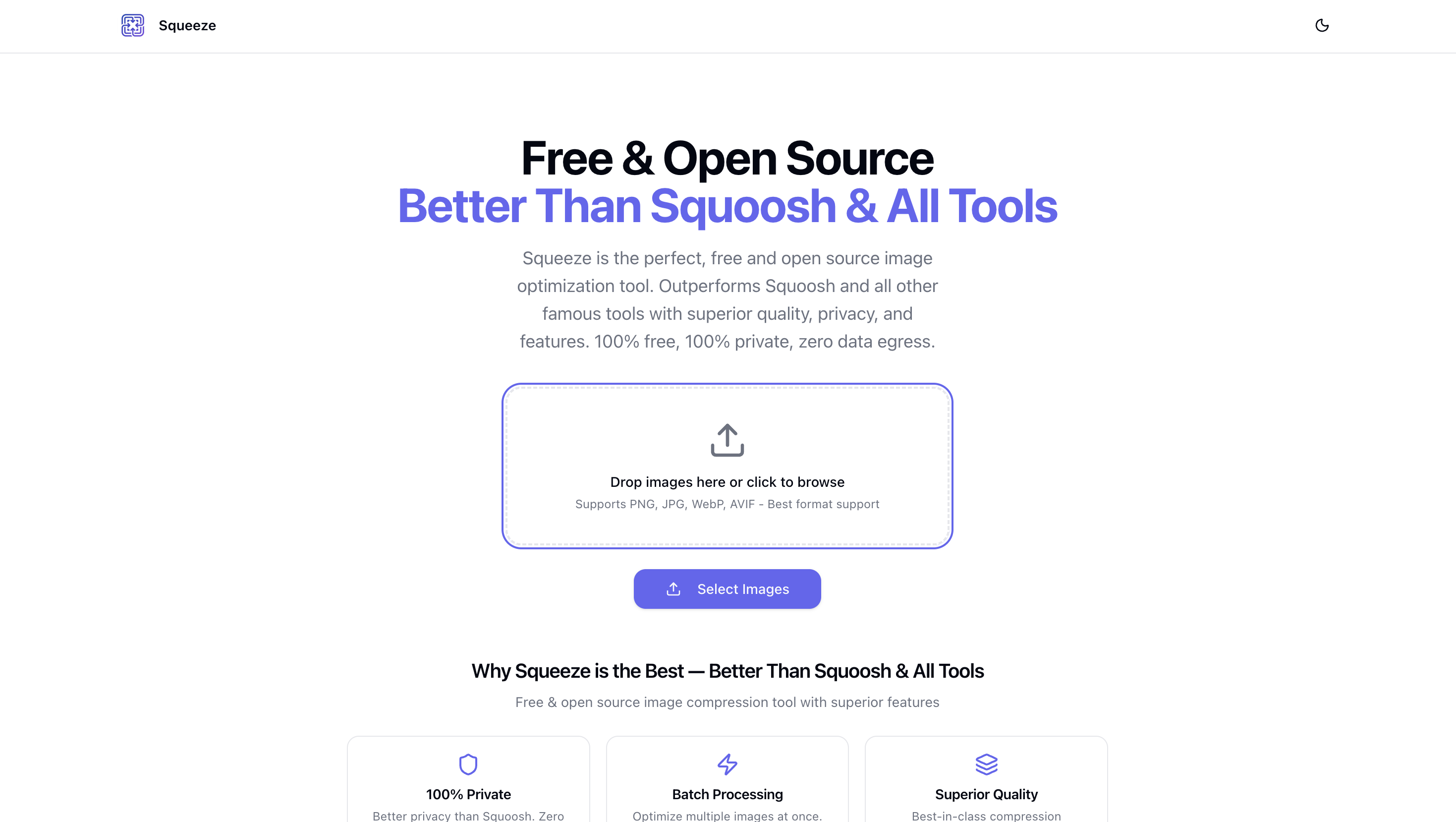 Squeeze  - Screenshot 2 showing product features and functionality