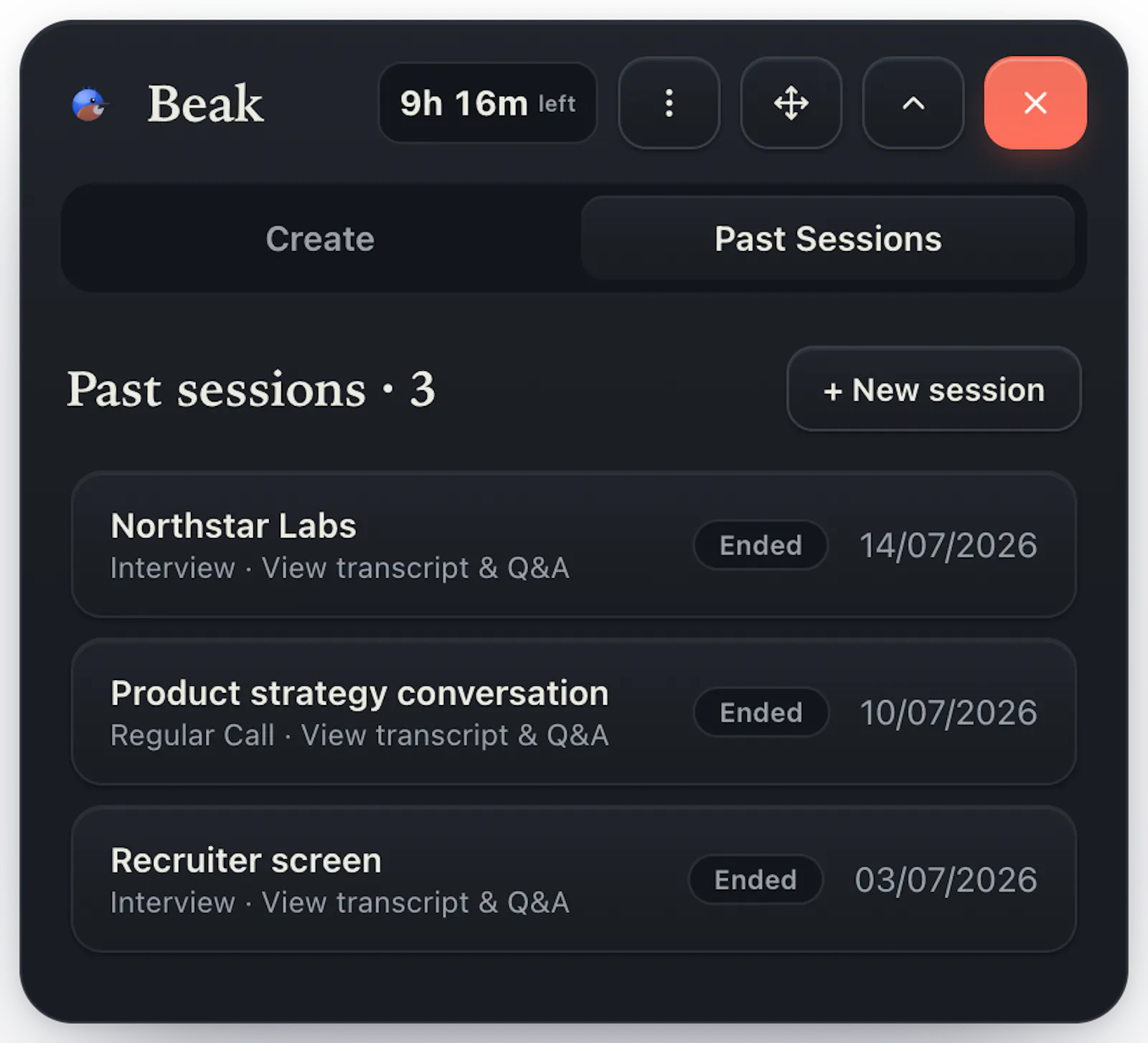 Beak AI screenshot 4