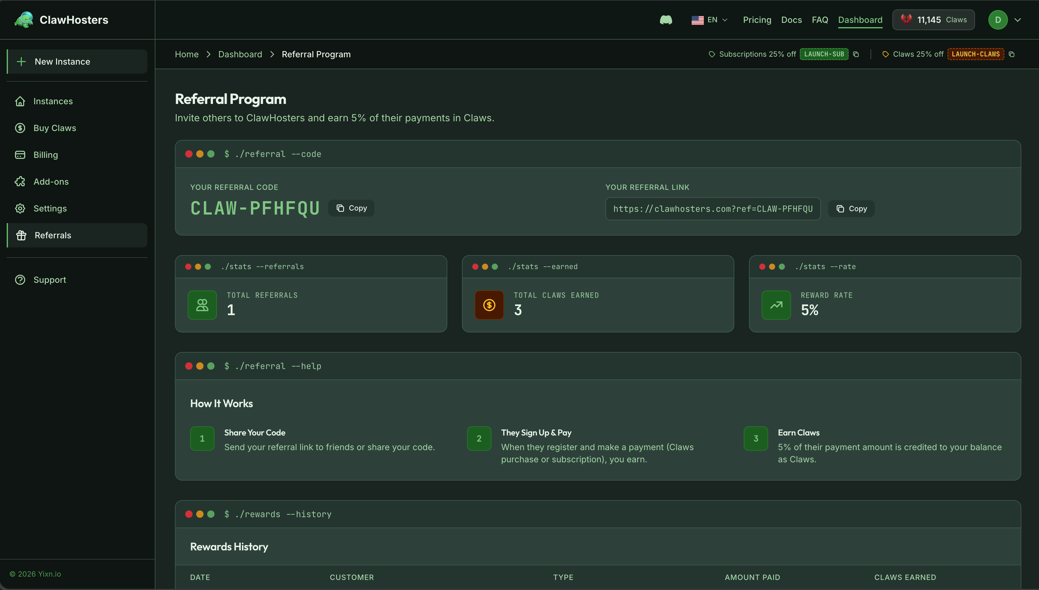 ClawHosters.com gallery image