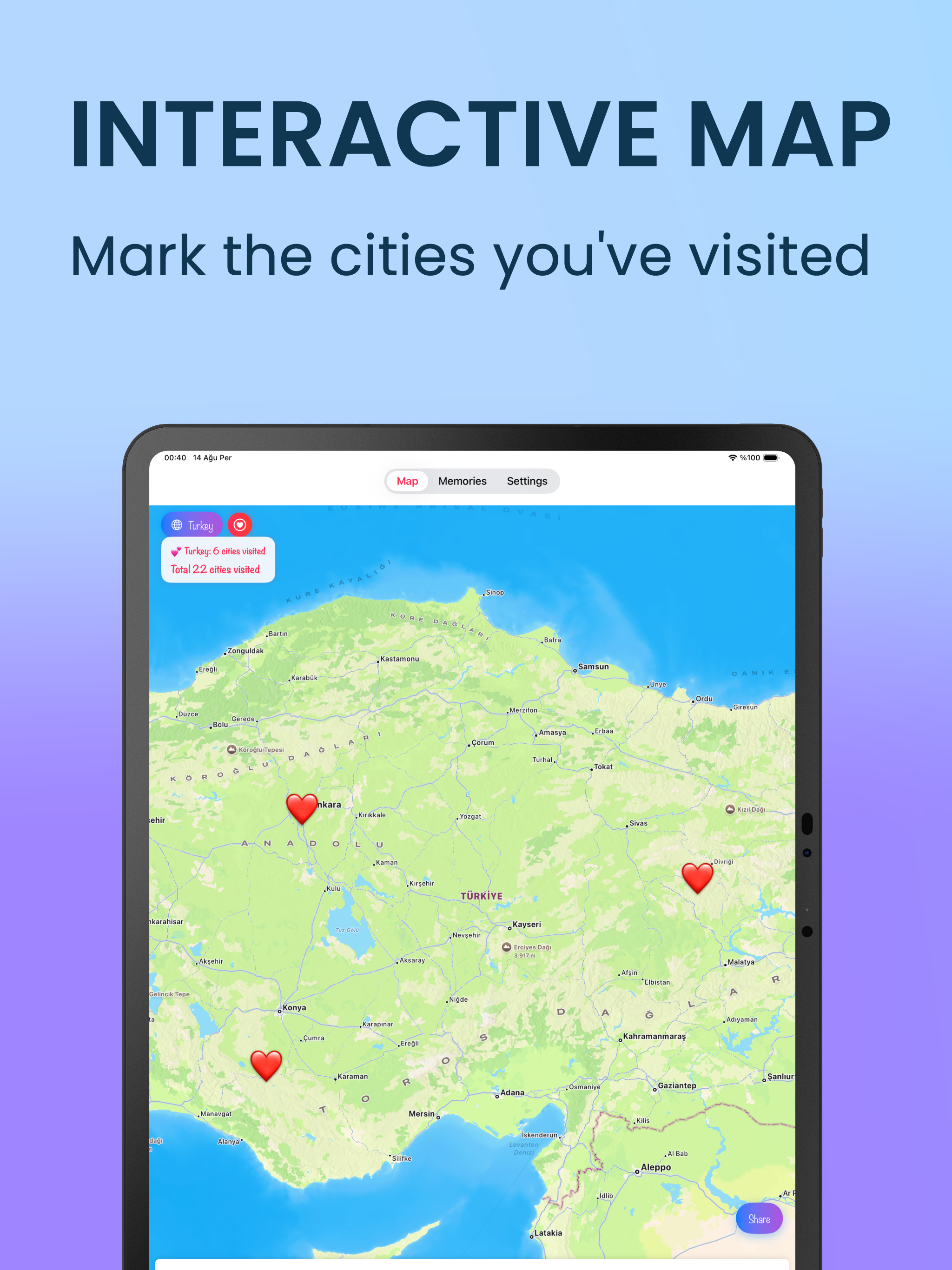 Lovemap - Aşk, harita, seyahat, çift, ilişki, anılar, izleyici medya 2