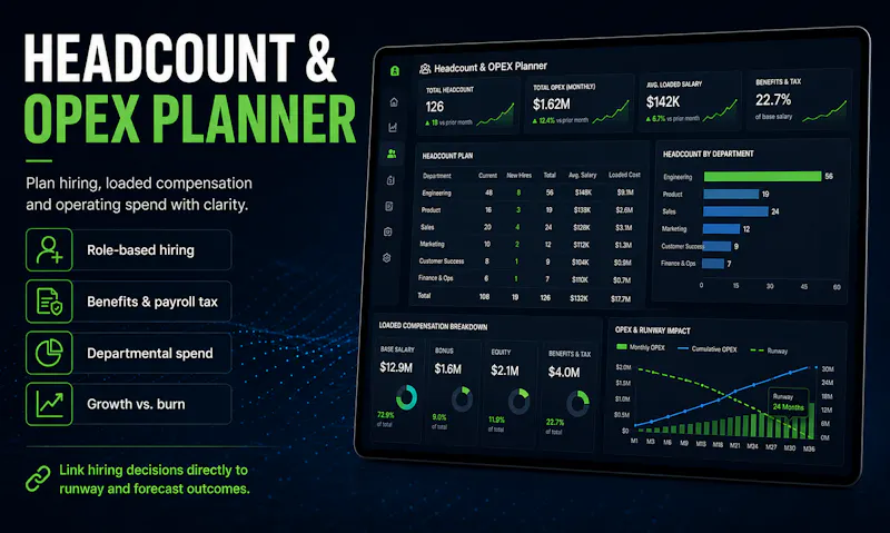 SaaS CFO Financial Model Engine-Investor screenshot 3