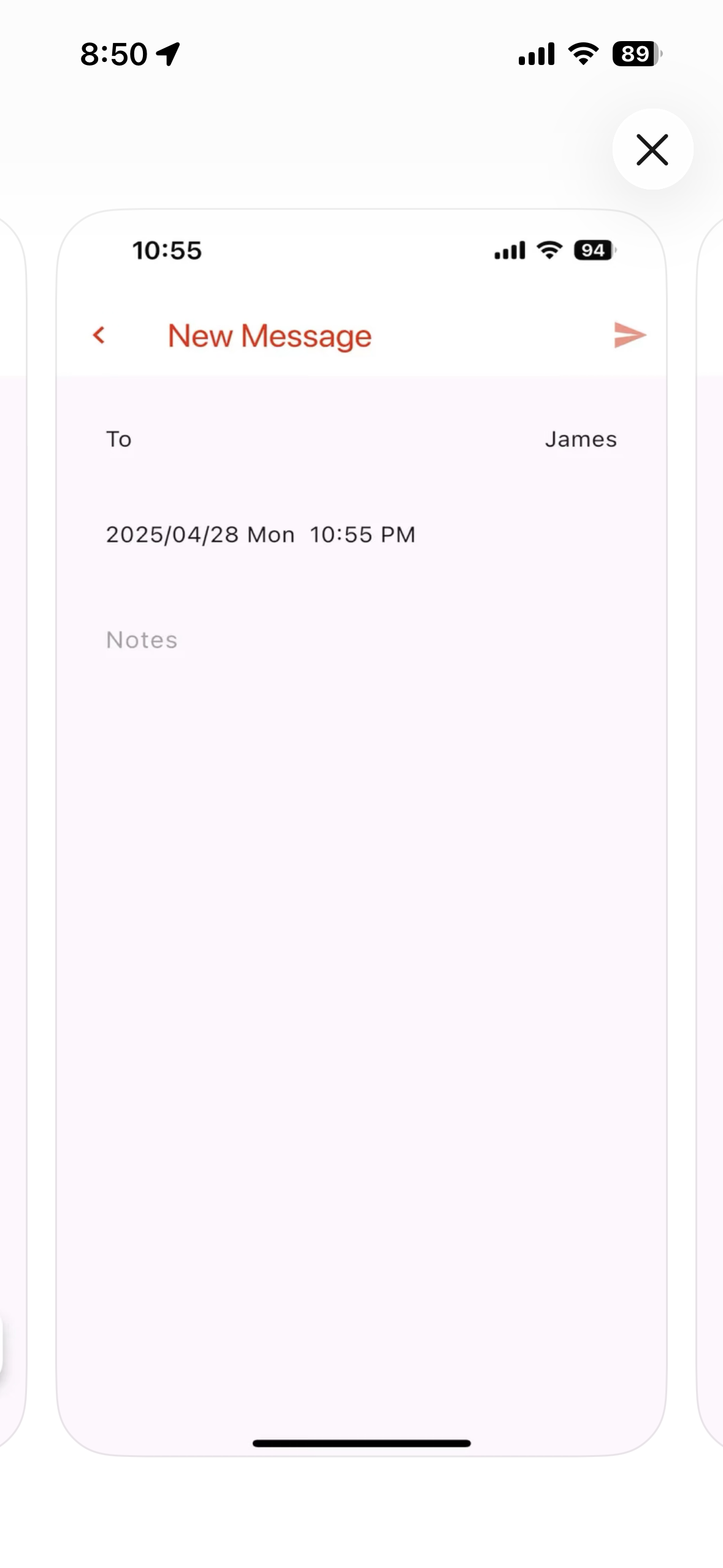 Média Fairymind - Amis et rappels - Moyen le plus simple de partager des rappels avec des amis, comme WhatsApp. 3