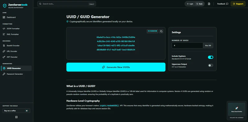 ZeroServer.tools screenshot 3
