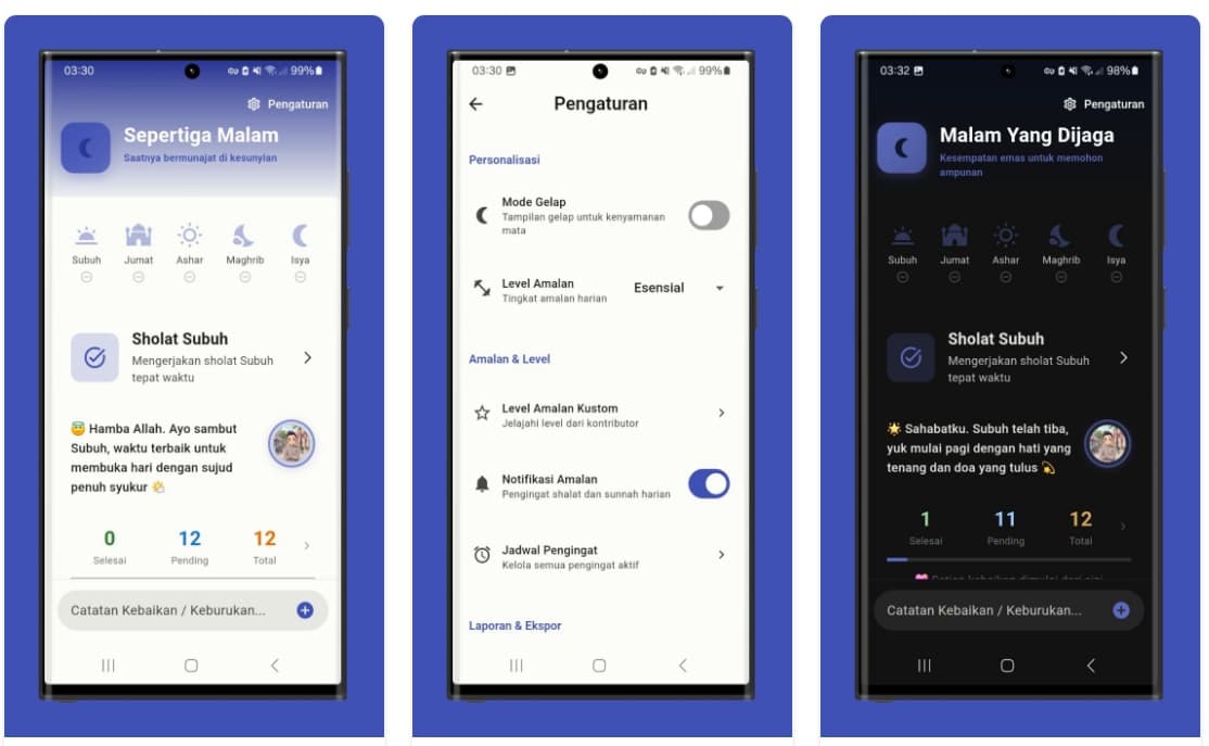 AmalanKu - Main screenshot showing features and interface