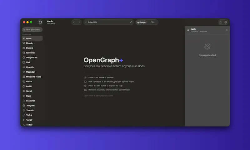 OpenGraph+ for Mac screenshot 2