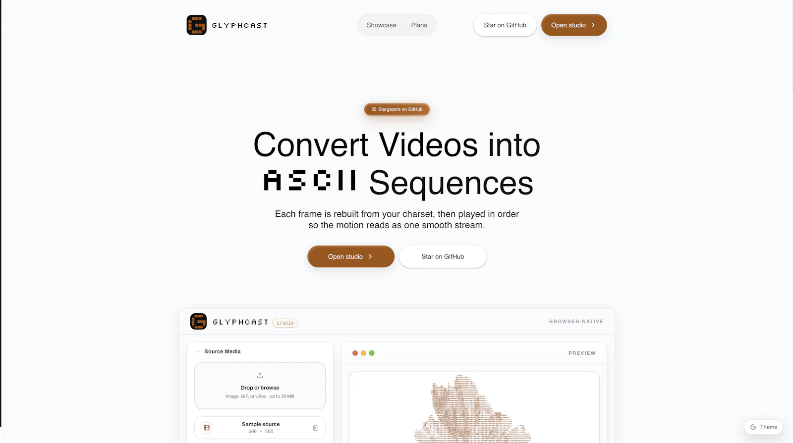 Glyphcast screenshot 1