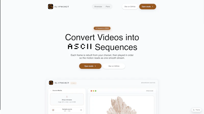 Glyphcast screenshot 1
