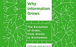 Why Information Grows: The Evolution of Order, from Atoms to media 1
