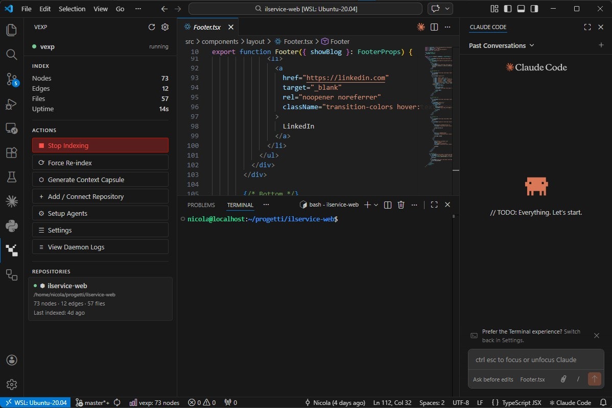 Vexp - Screenshot 2 showing product features and functionality