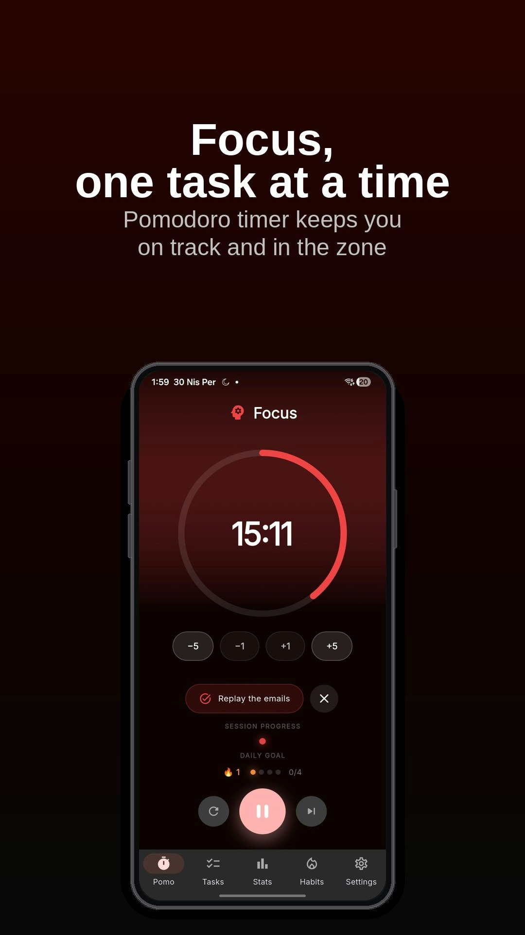 PomoPlan — Pomodoro, Tasks & Habits gallery image