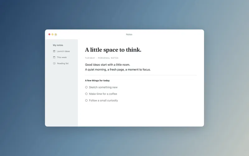 Veil screenshot 1