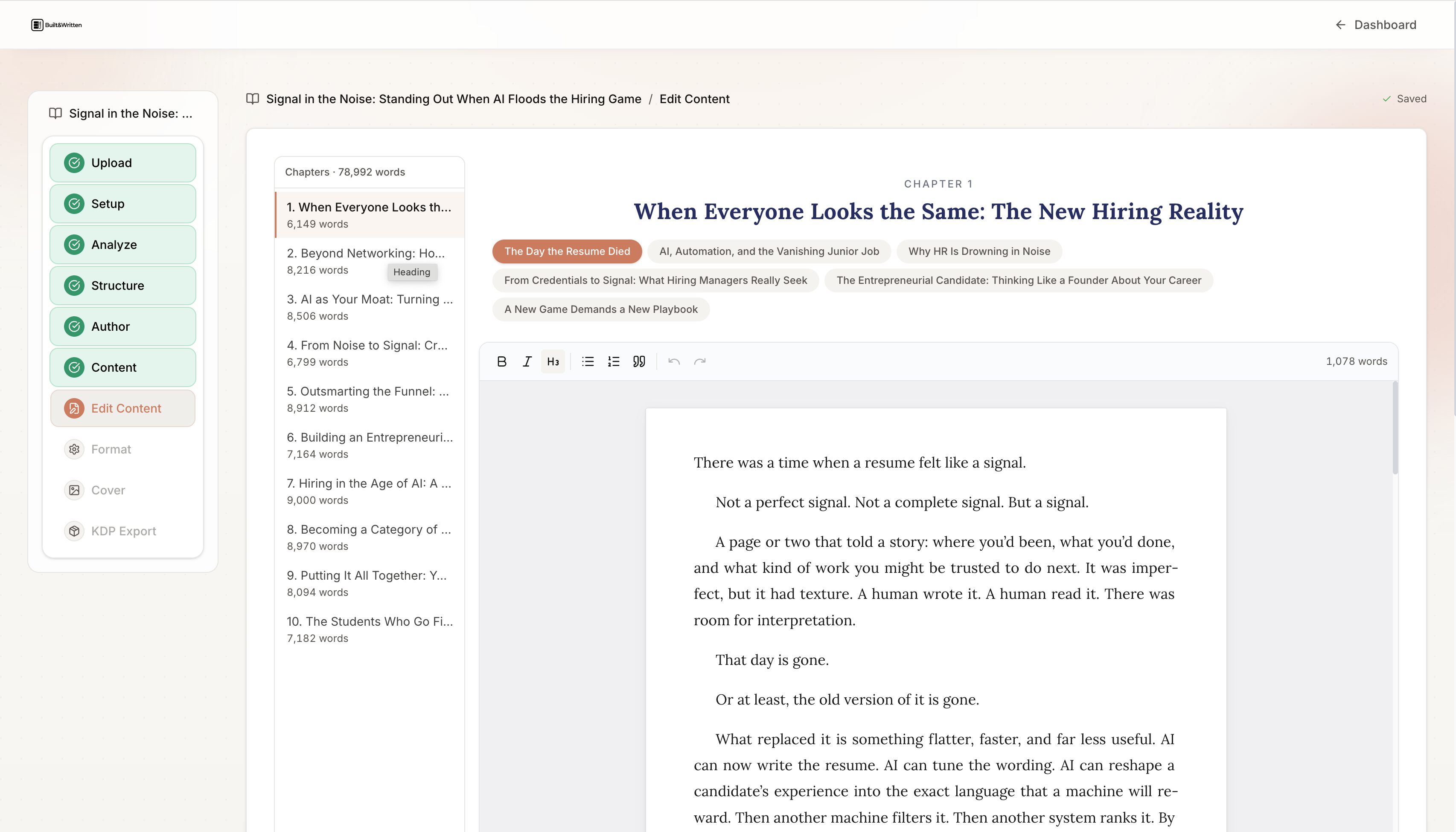 Built&Written gallery image