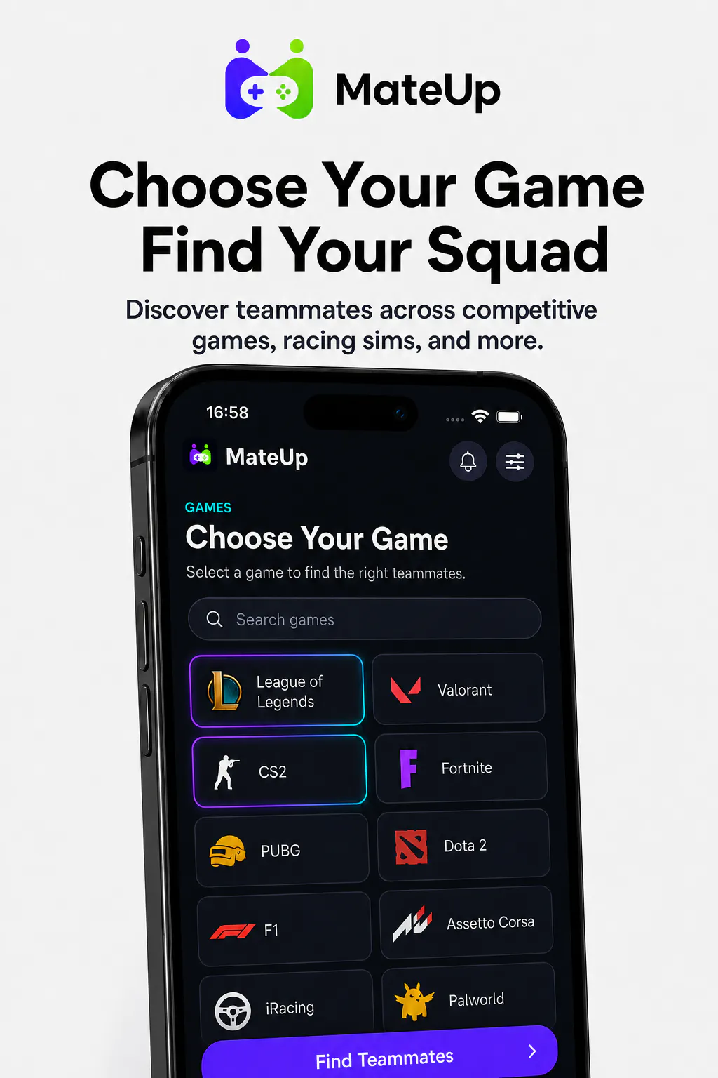 MateUp - Find Your Teammate gallery image