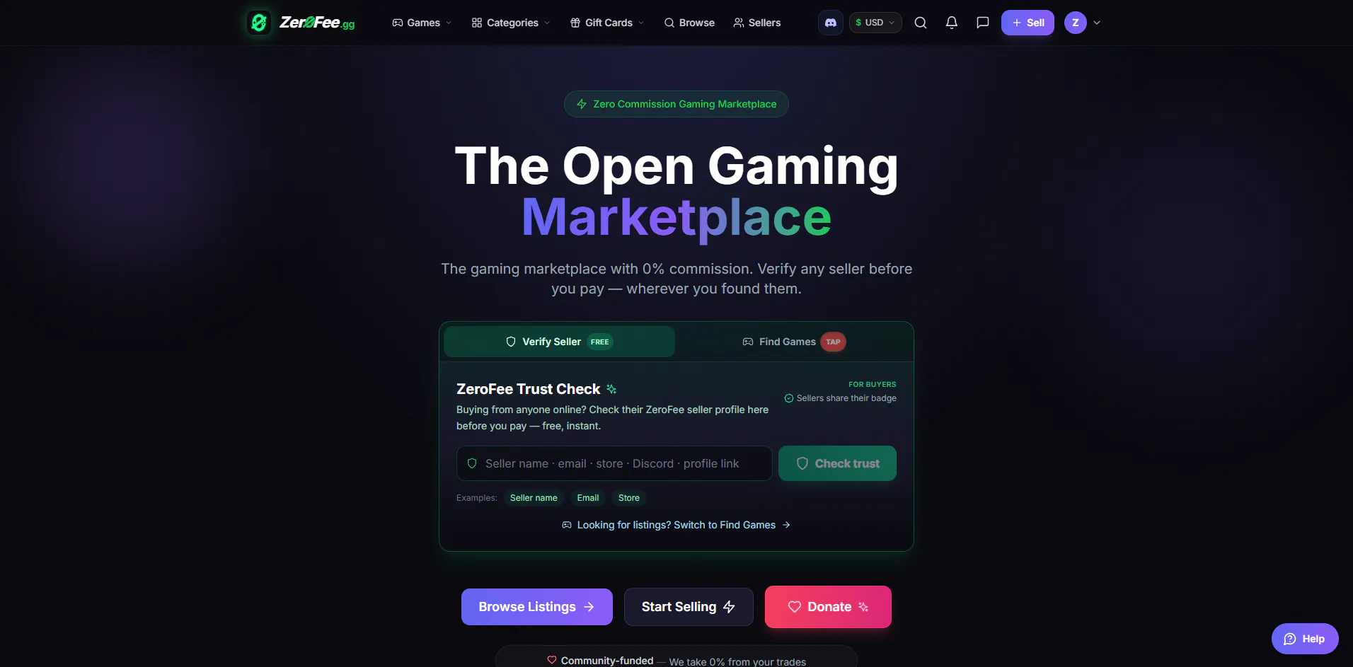 ZeroFee.gg gallery image