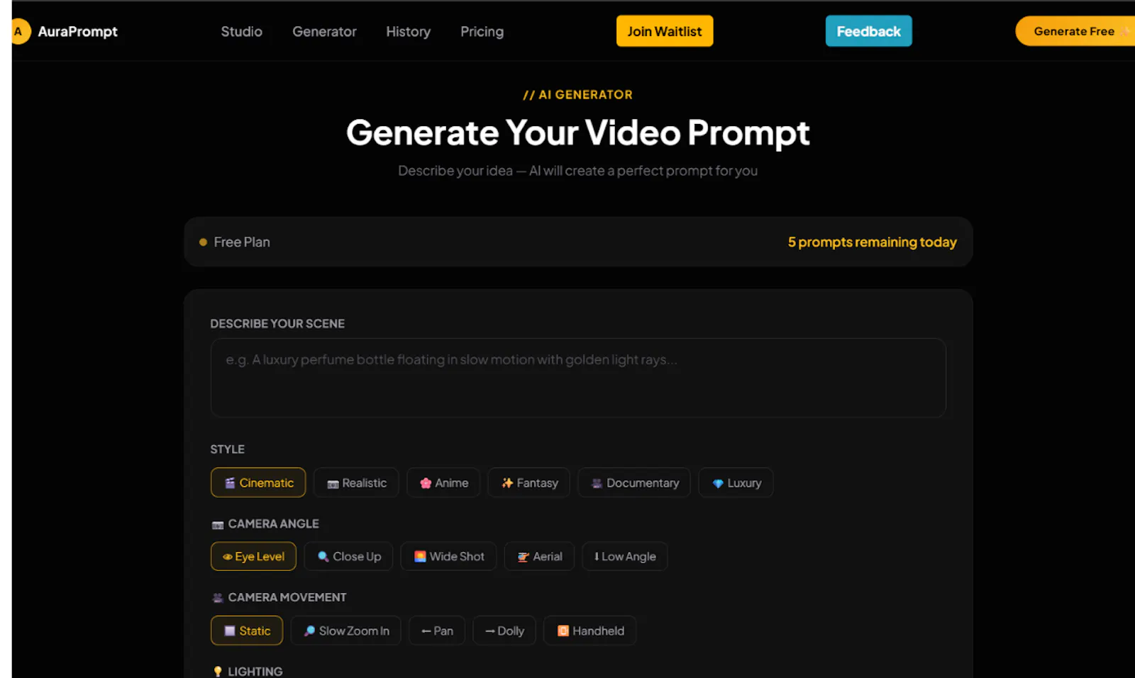 AuraPrompt screenshot 2