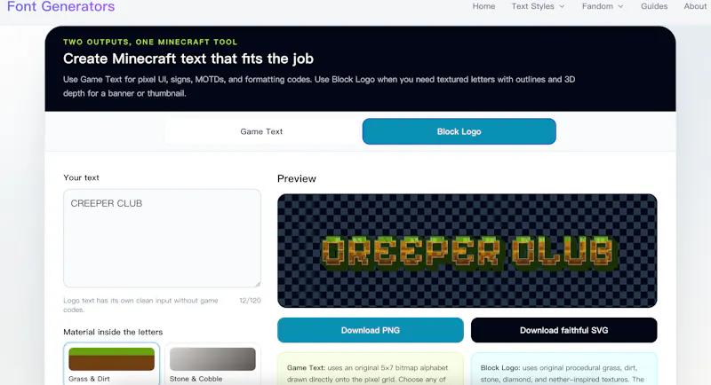 Font Generators screenshot 2