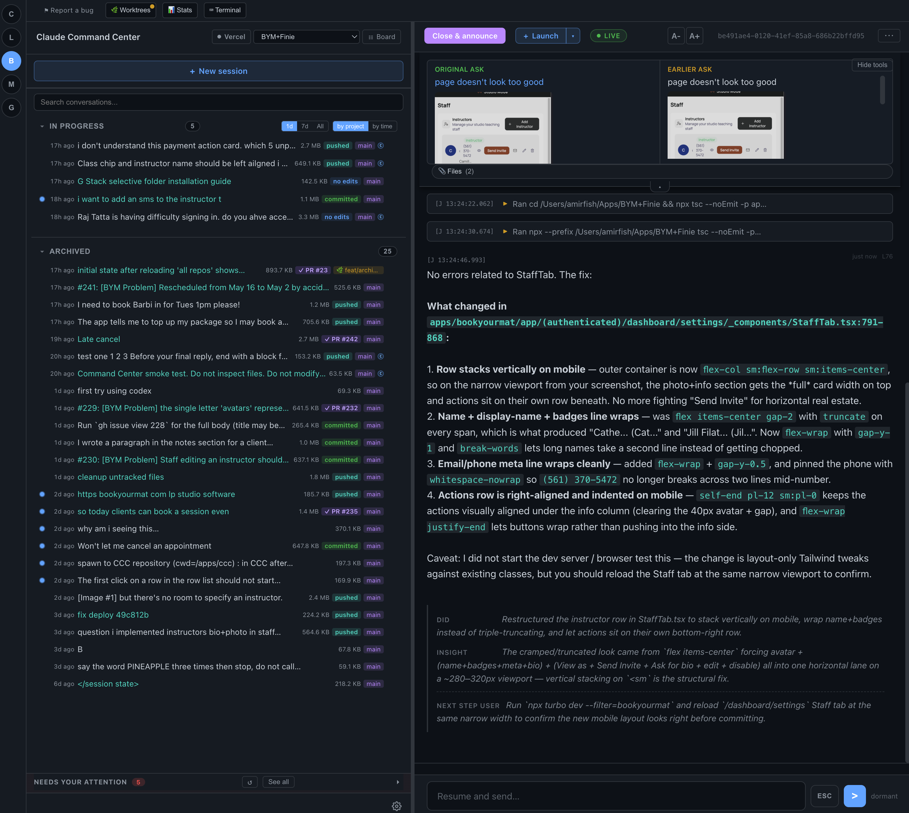 Command Center for Claude/Codex/Gemini gallery image