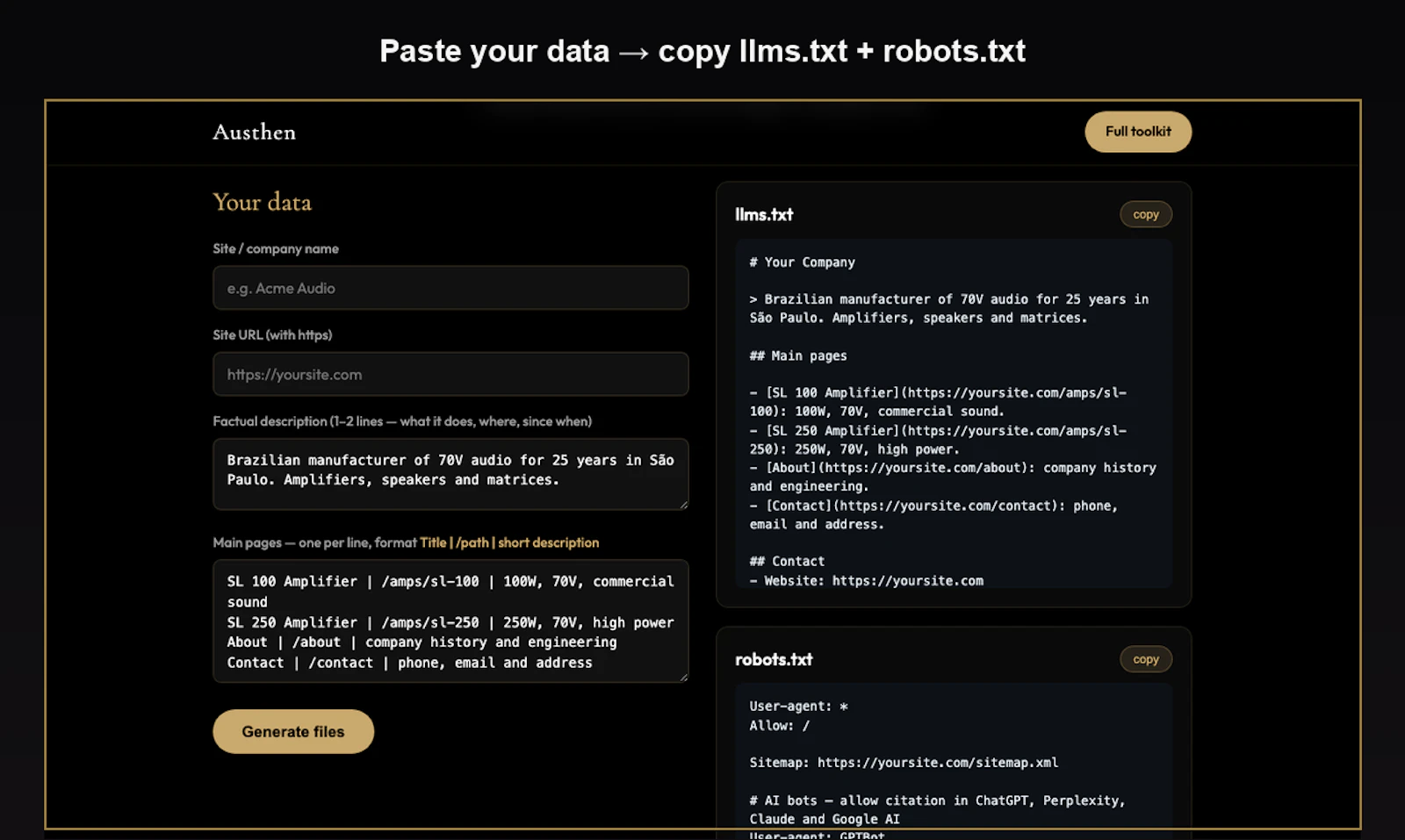 llms.txt Generator for AI screenshot 5