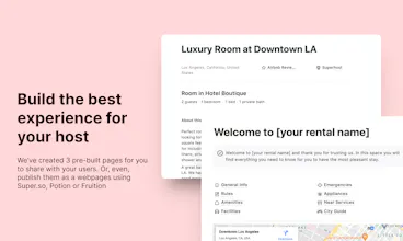 Airbnb Super Pack: Notion Template gallery image