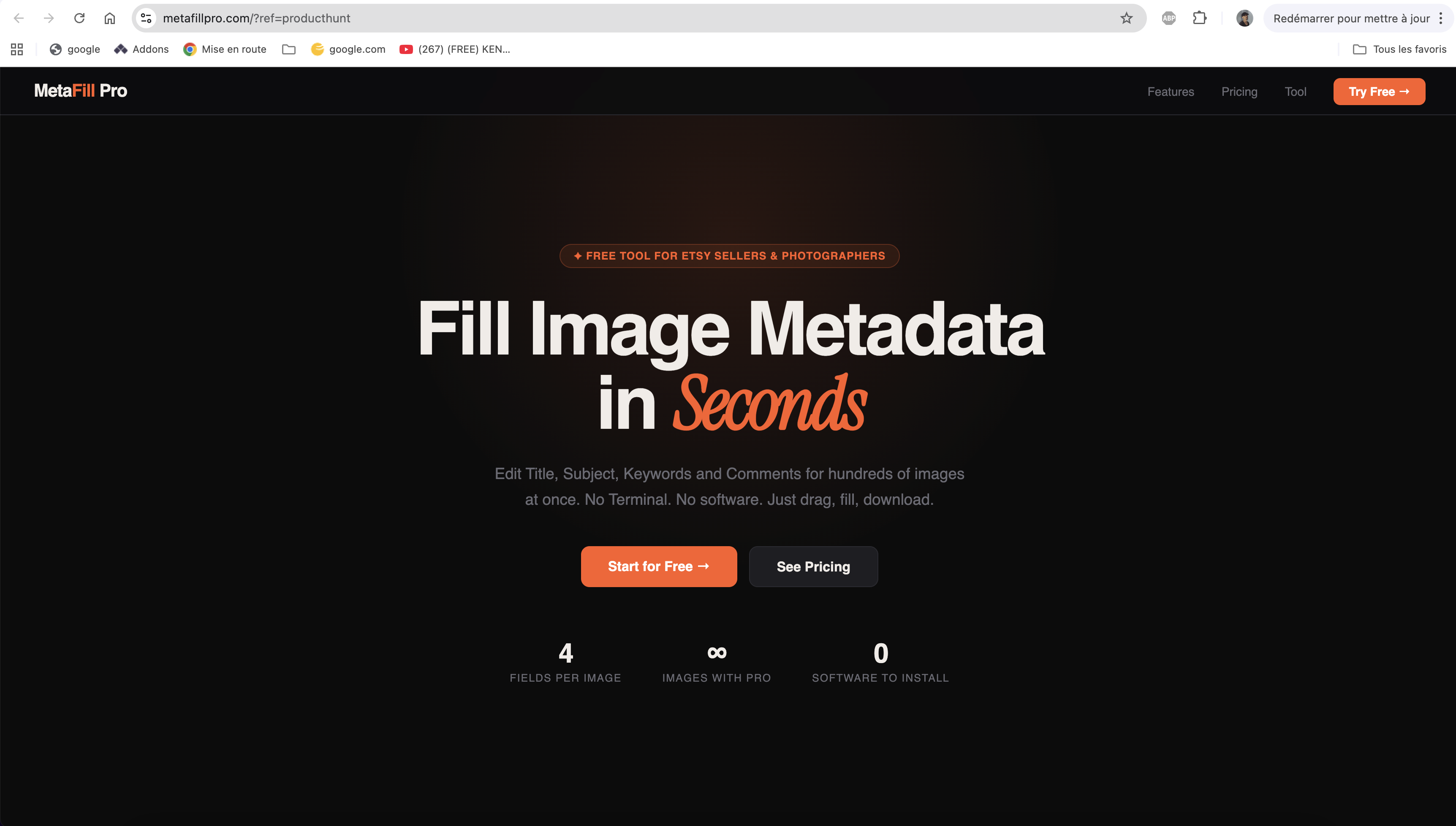 MetaFill Pro - Screenshot 2 showing product features and functionality