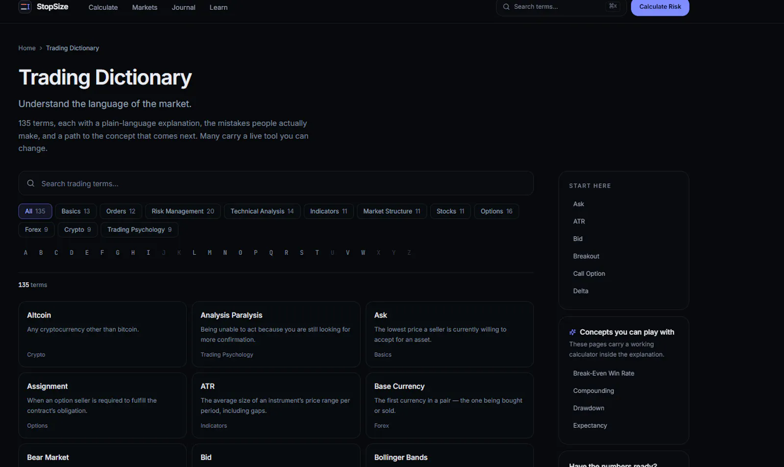 StopSize screenshot 2