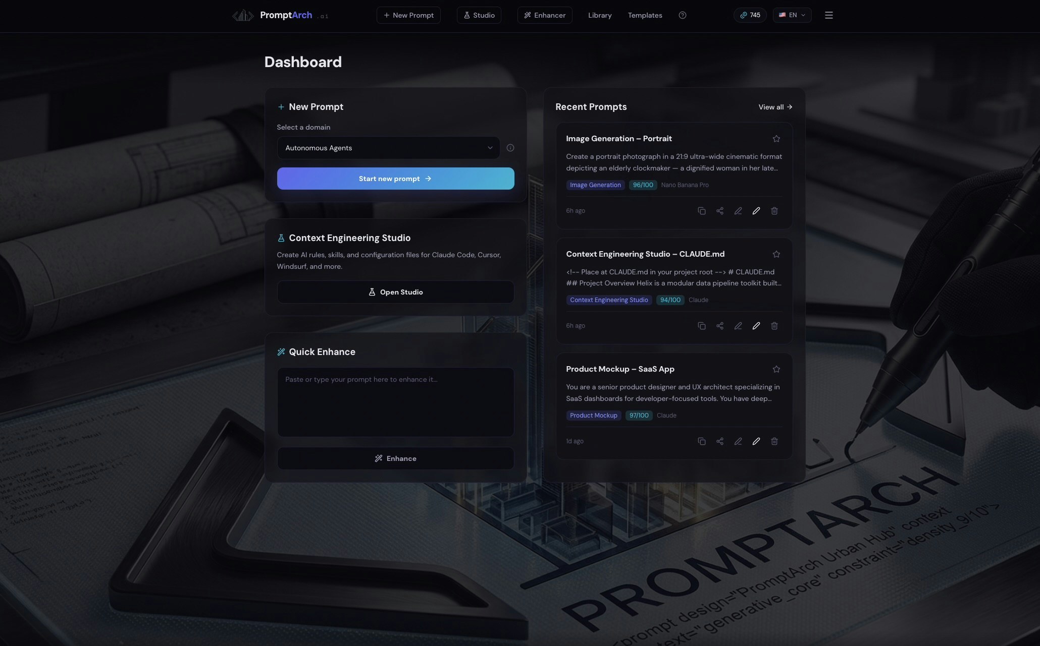 PromptArch gallery image