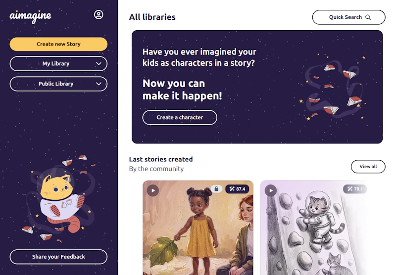 aimagine — Personalized bedtime stories screenshot 8