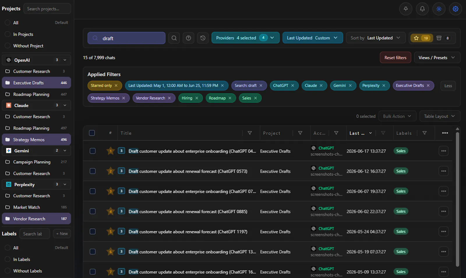 AI Chat Inbox screenshot 1